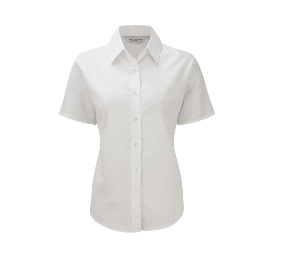 Chemise femme oxford manches courtes