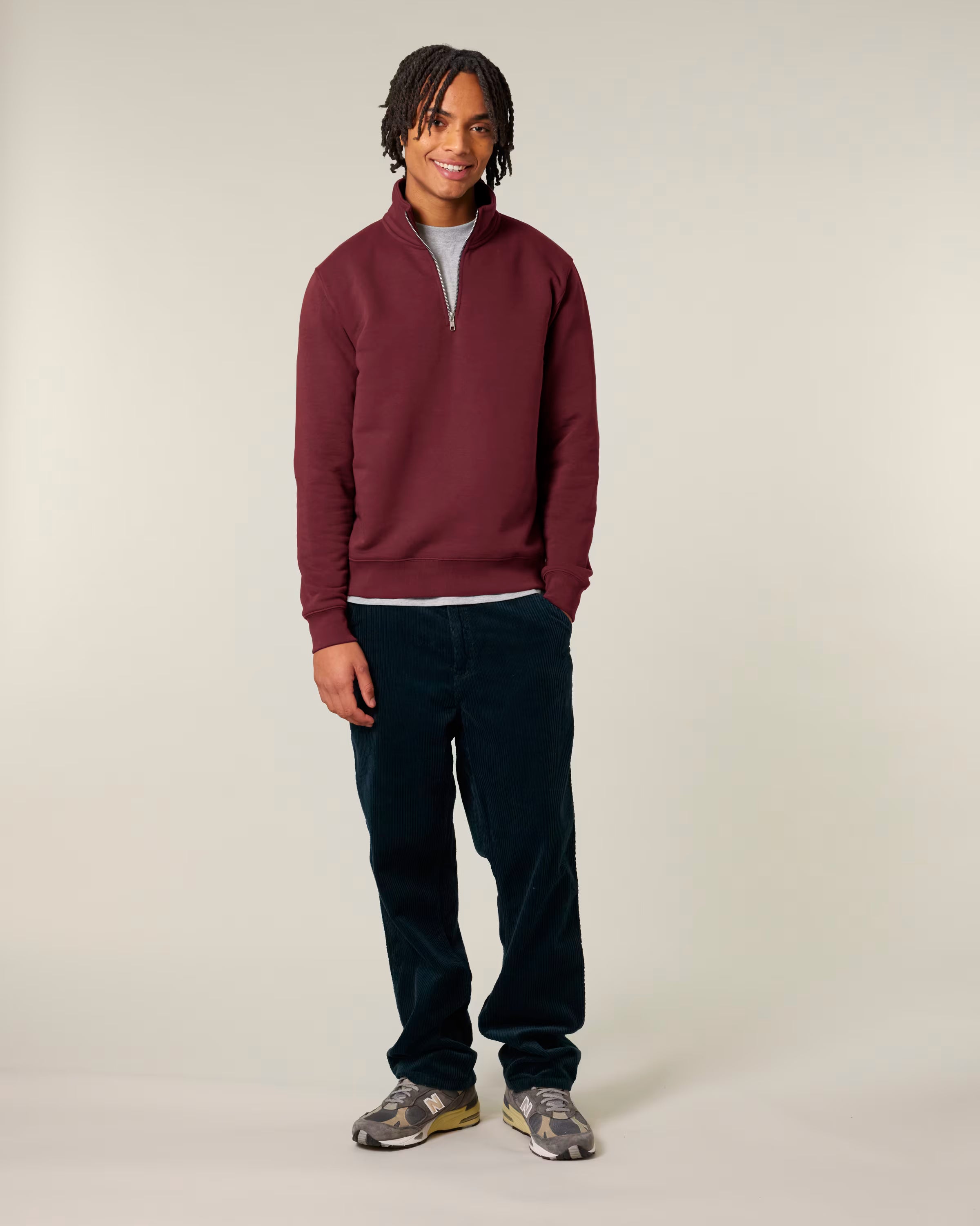 SWEATSHIRT A COL ZIPPÉ TRUCKER 2.0