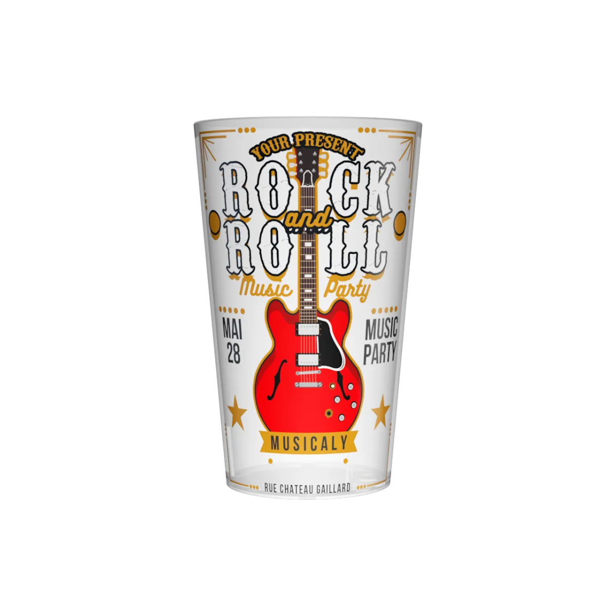 Gobelet personnalisé 25cl - Impression quadrichromie digitale