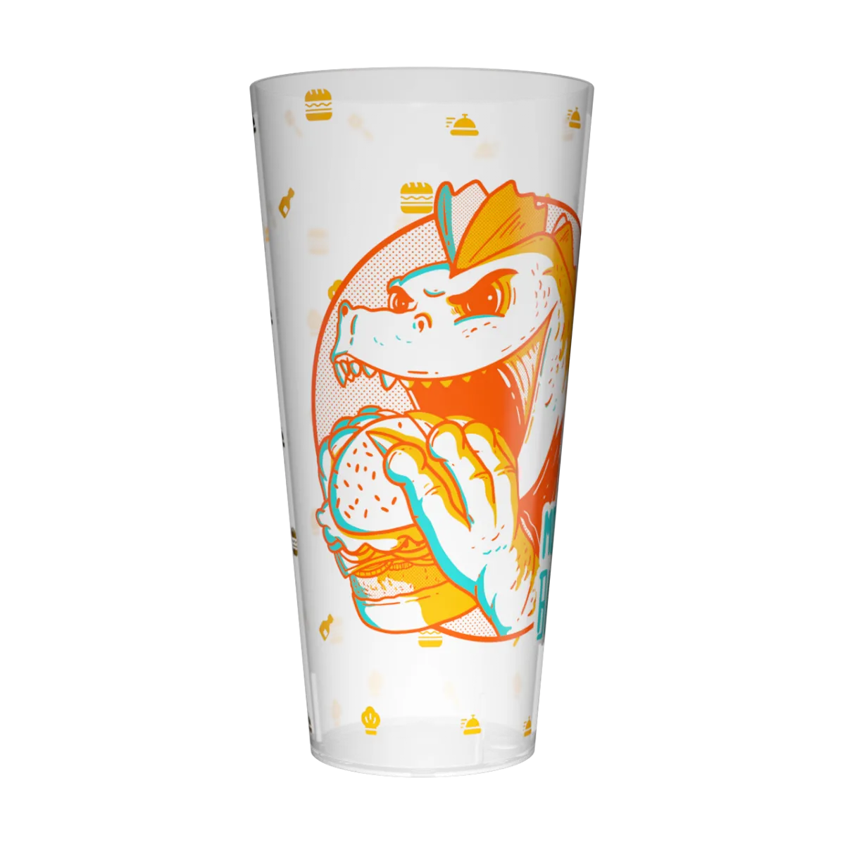 Gobelet personnalisé 40cl translucide - Impression quadrichromie digitale