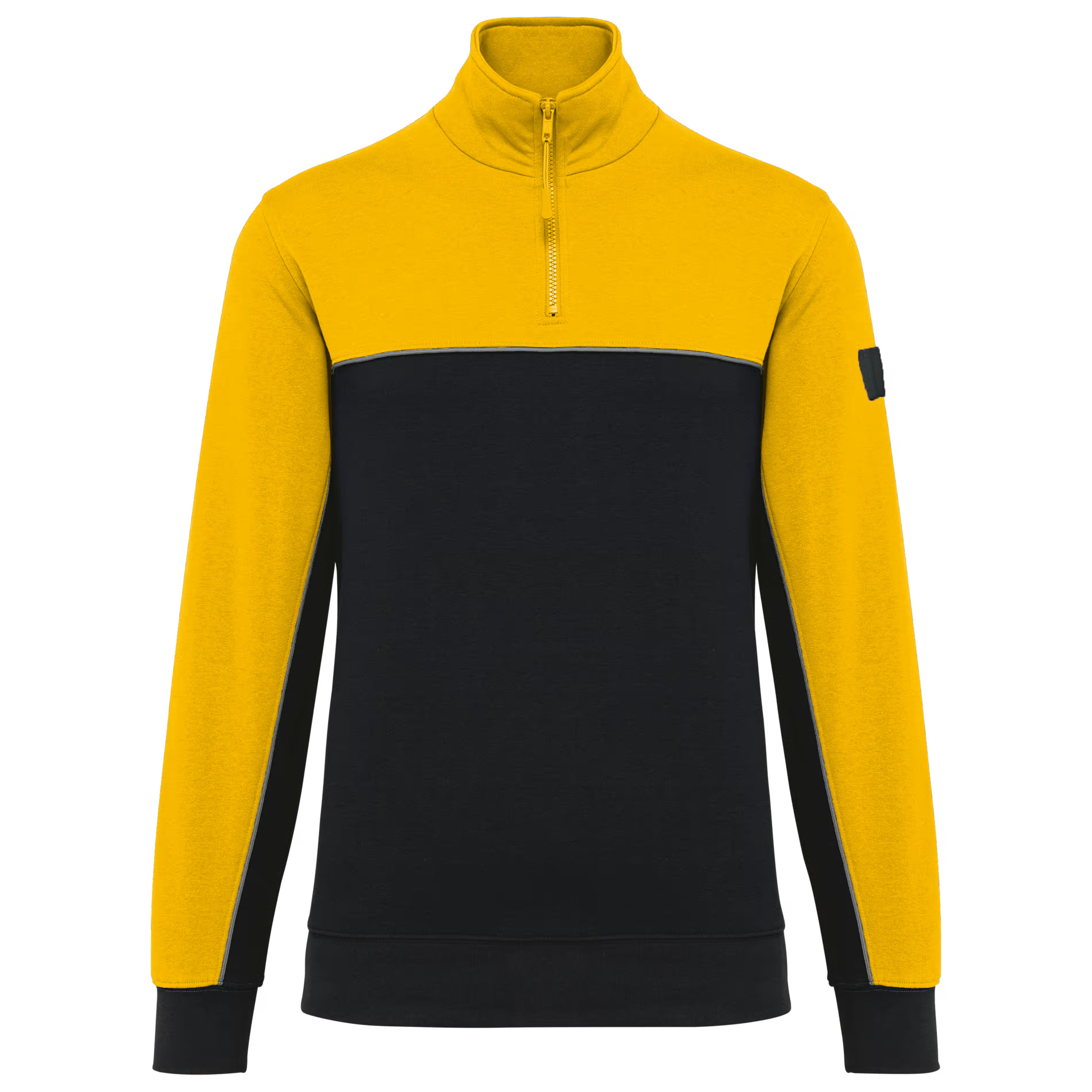 Sweat-shirt écoresponsable col zippé unisexe WK404