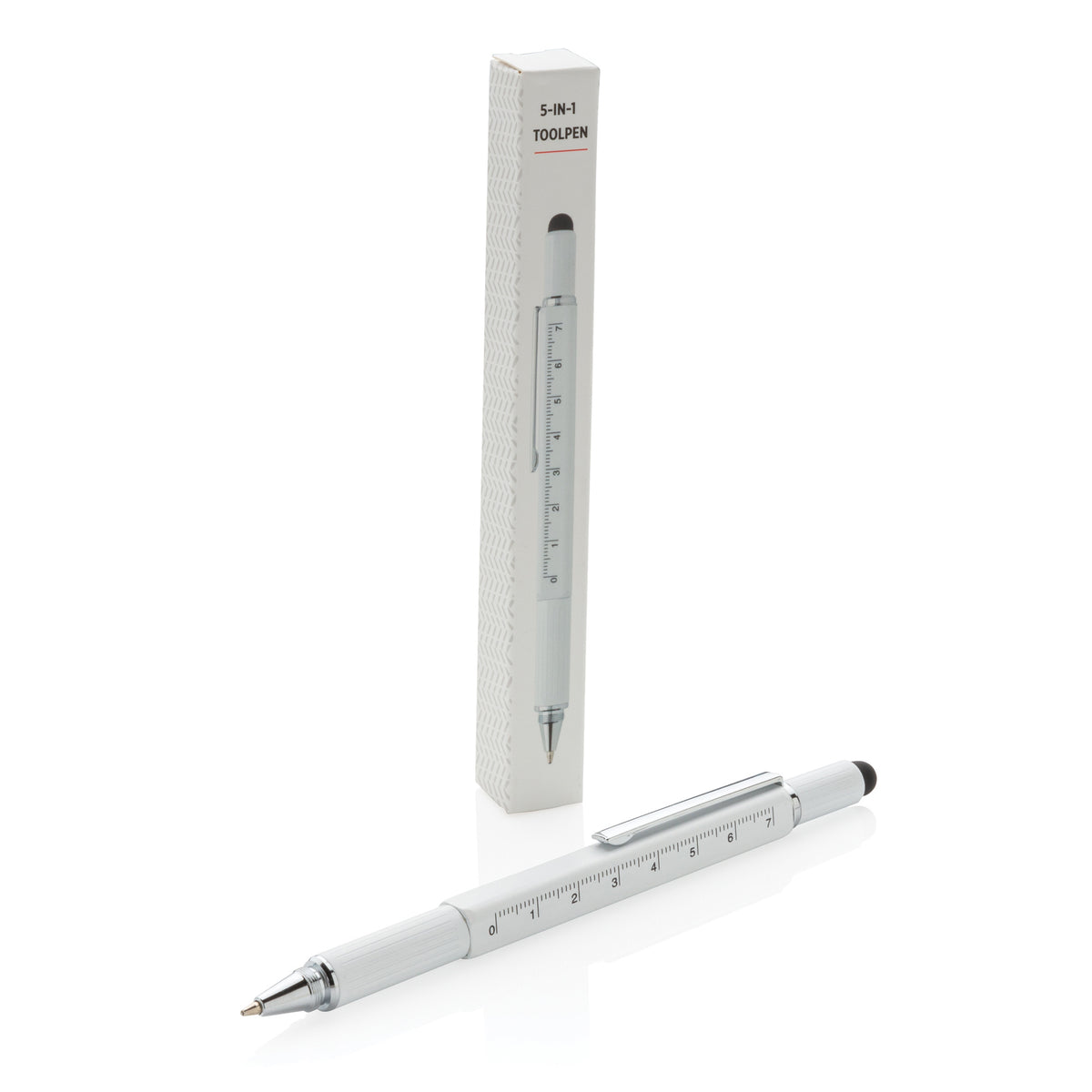 Stylo outil 5 en 1 en aluminium