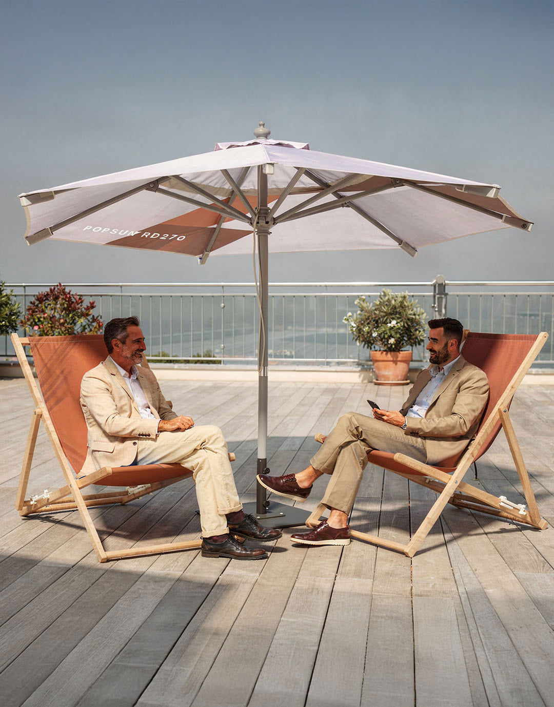 Parasol aluminium carré - 4 tailles disponibles